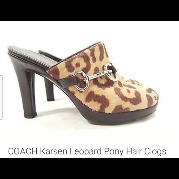NEW COACH KARSEN MULES CLOGS SHOES SIZE 5.5 - Picture 8 of 10